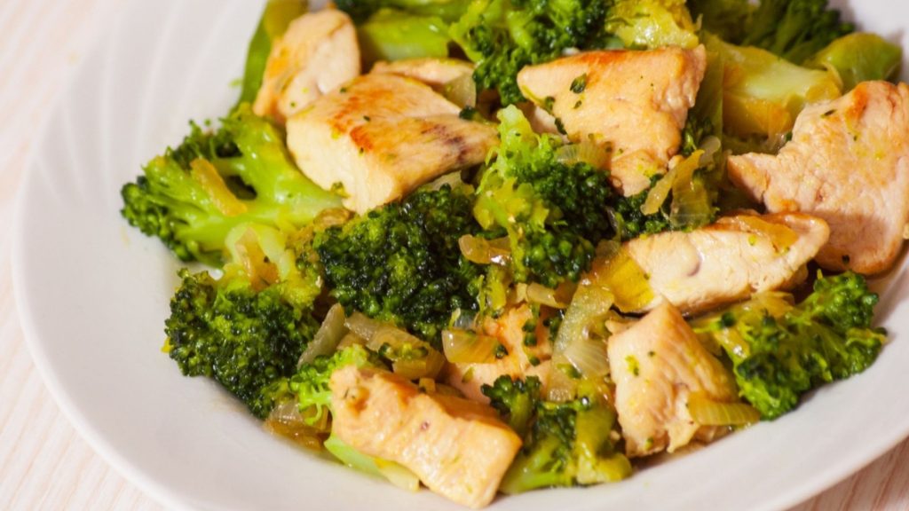 turkey with broccoli
