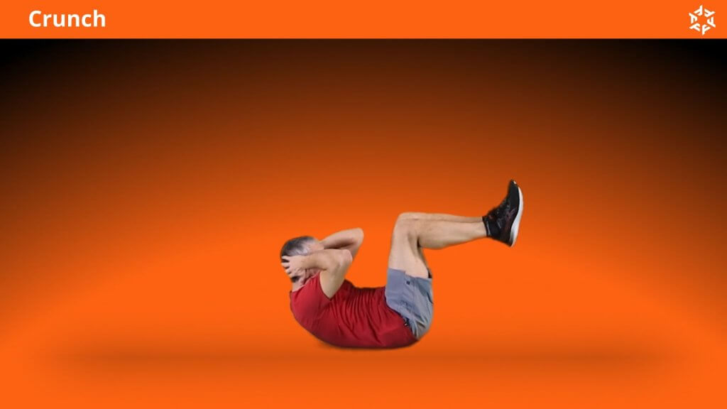 Short and clear explanations to perform Crunch correctly and avoid common mistakes. Find more fitness movements to do at home.