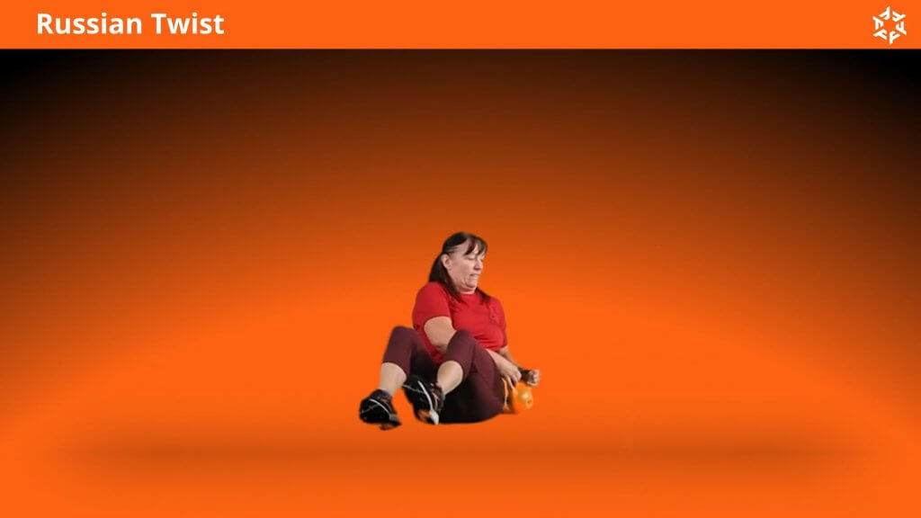 Short and clear explanations to perform Russian Twist correctly and avoid common mistakes. Find more fitness movements to do at home.