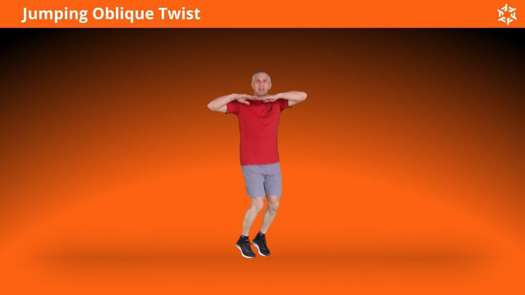 Korte en duidelijke uitleg om Jumping Oblique Twist op een correcte manier uit te voeren en veel voorkomende fouten te vermijden.