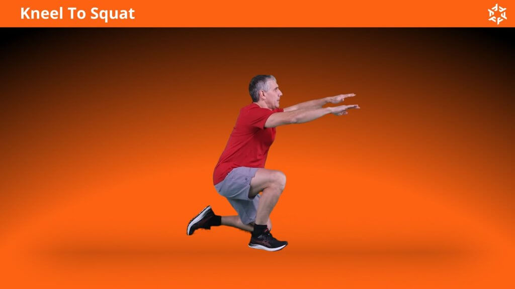 Short and clear explanation to perform Kneel To Squat correctly and avoid common mistakes.