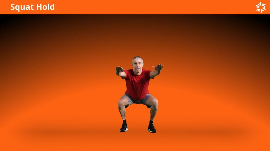 Short and clear explanation to perform Squat Hold correctly and avoid common mistakes.