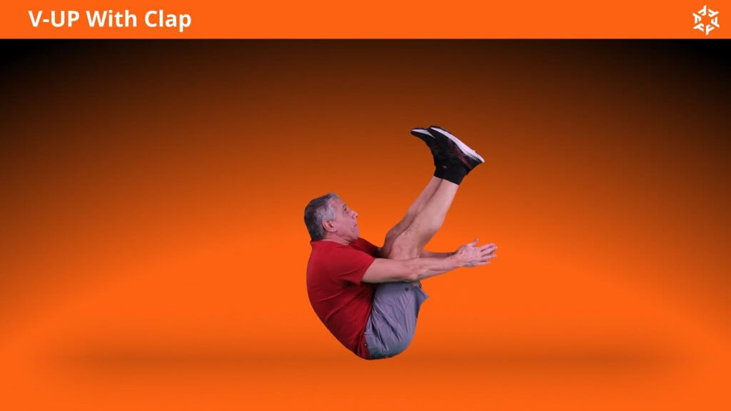 Short and clear explanation to perform V-up with Clap correctly and avoid common mistakes.