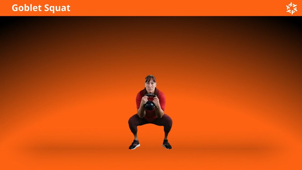 Explication courte et claire pour effectuer Goblet Squat correctement et éviter les erreurs courantes.