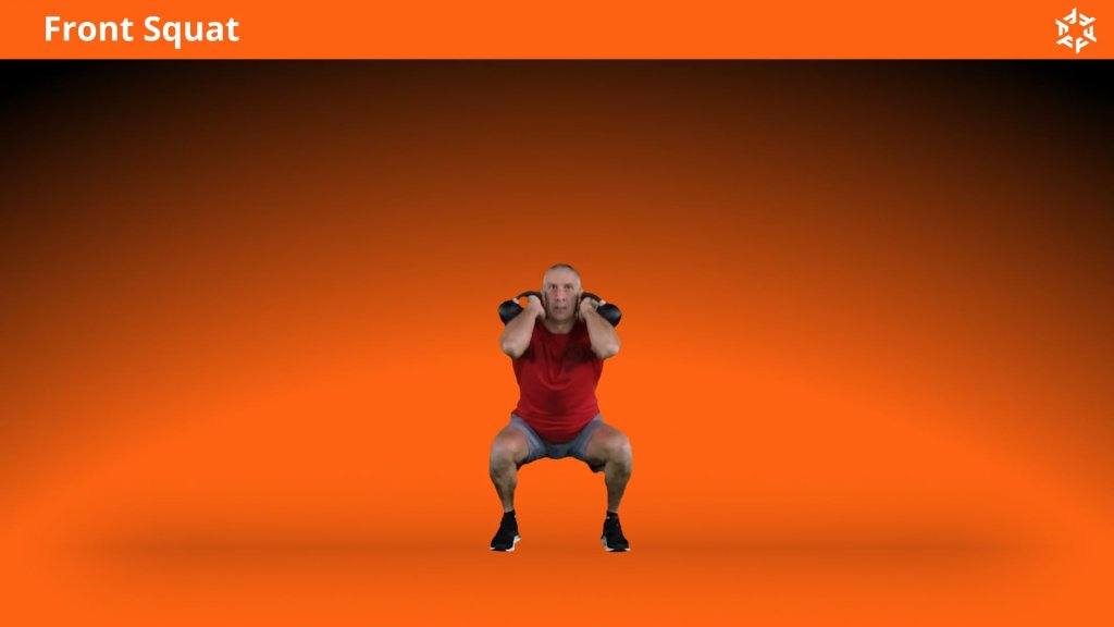 Korte en duidelijke uitleg om Front Squat op een correcte manier uit te voeren en veel voorkomende fouten te vermijden.
