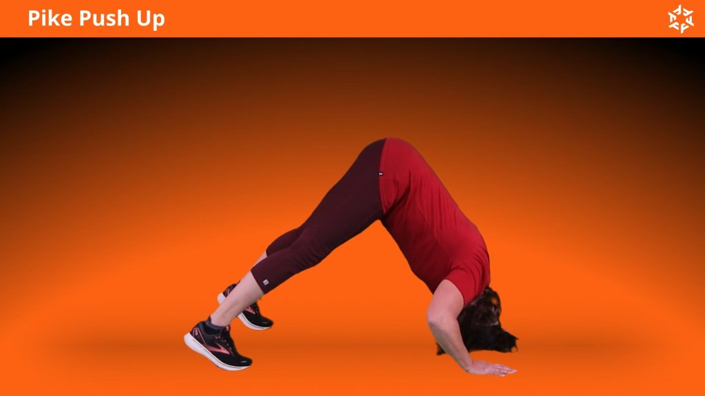 Korte en duidelijke uitleg om Pike Push Up op een correcte manier uit te voeren en veel voorkomende fouten te vermijden.