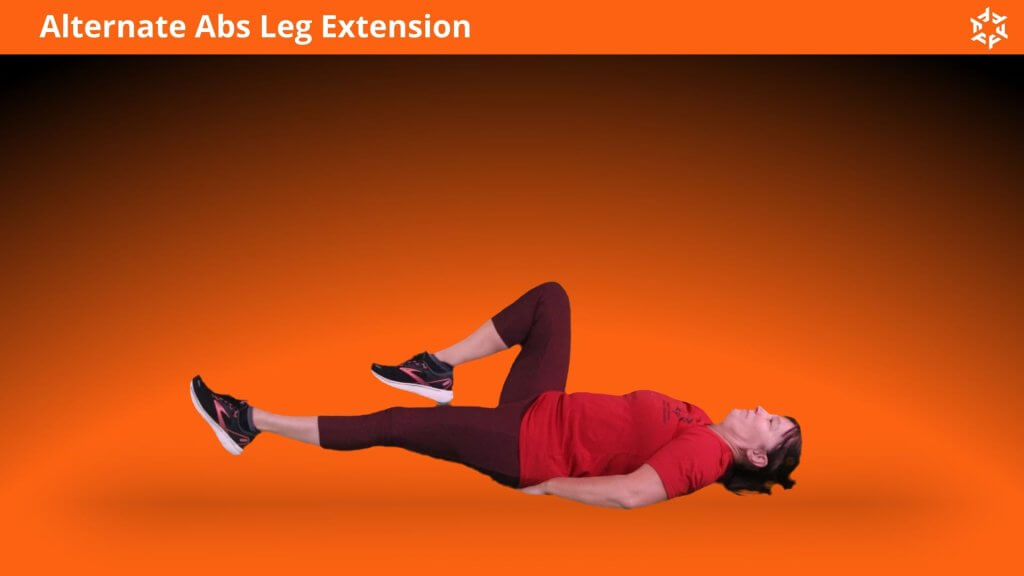 Short and clear explanation to perform Alternate Abs Leg Extension correctly and avoid common mistakes.