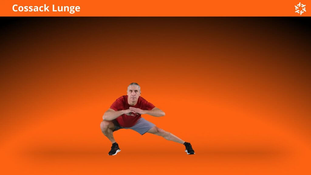 Short and clear explanation to perform Cossack Lunge correctly and avoid common mistakes.