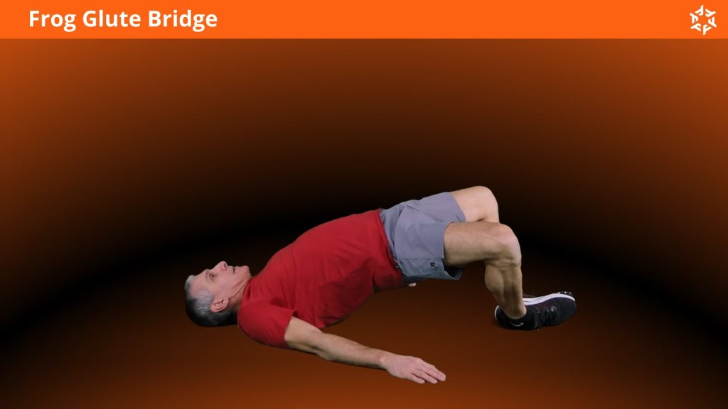 Short and clear explanation to perform Frog Glute Bridge correctly and avoid common mistakes.