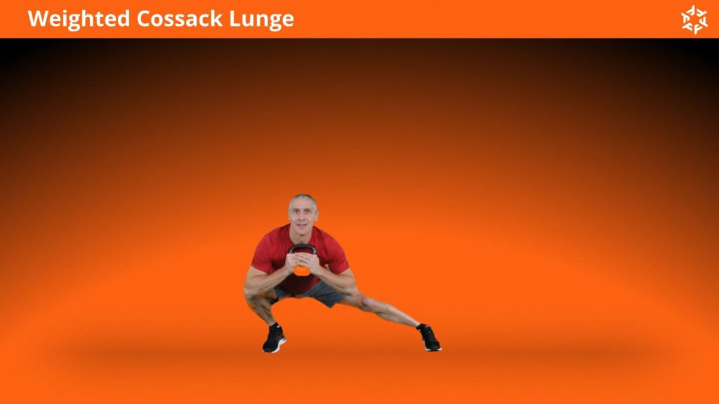 Explication courte et claire pour effectuer Weighted Cossack Lunge correctement et éviter les erreurs courantes.