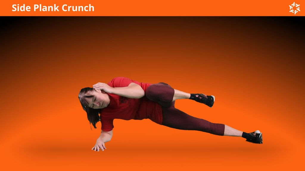 Explication courte et claire pour effectuer Side Plank Crunch correctement et éviter les erreurs courantes.