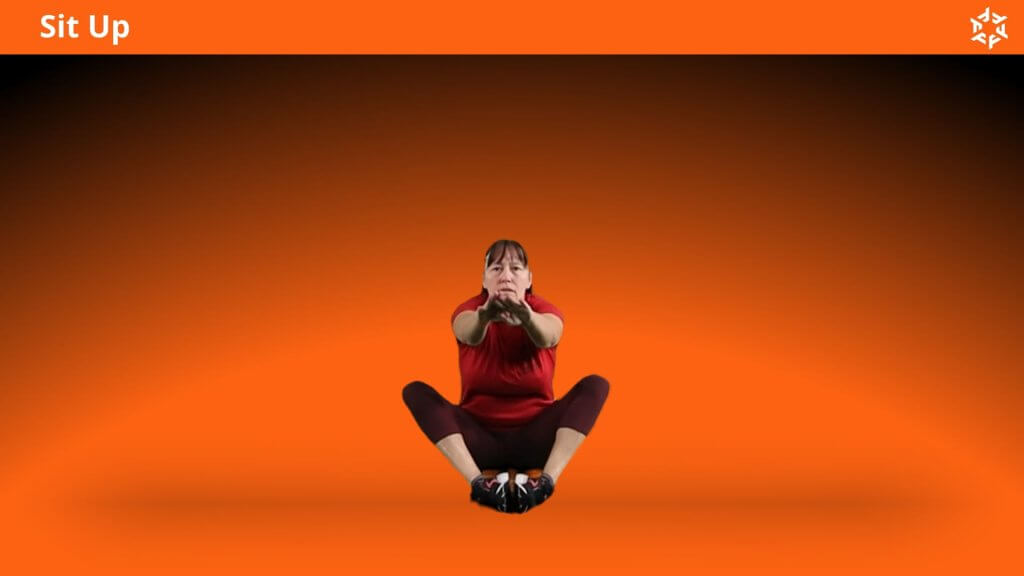 Korte en duidelijke uitleg om Sit Up op een correcte manier uit te voeren en veel voorkomende fouten te vermijden.