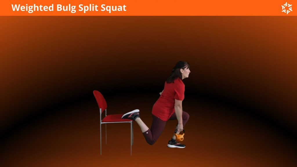 Short and clear explanation to perform Weighted Bulgarian Split Squat correctly and avoid common mistakes.