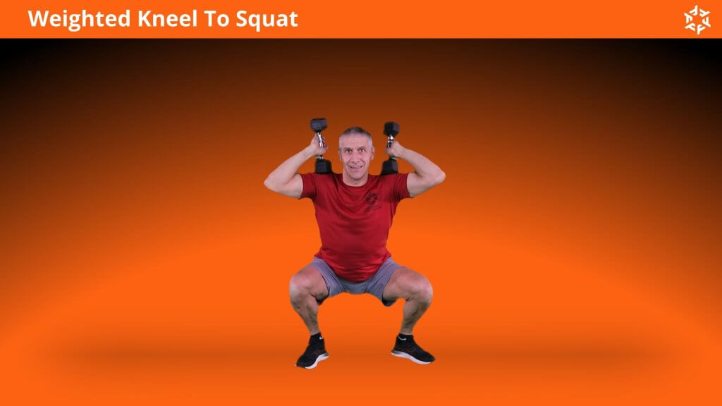 Short and clear explanation to perform Weighted Kneel To Squat correctly and avoid common mistakes.