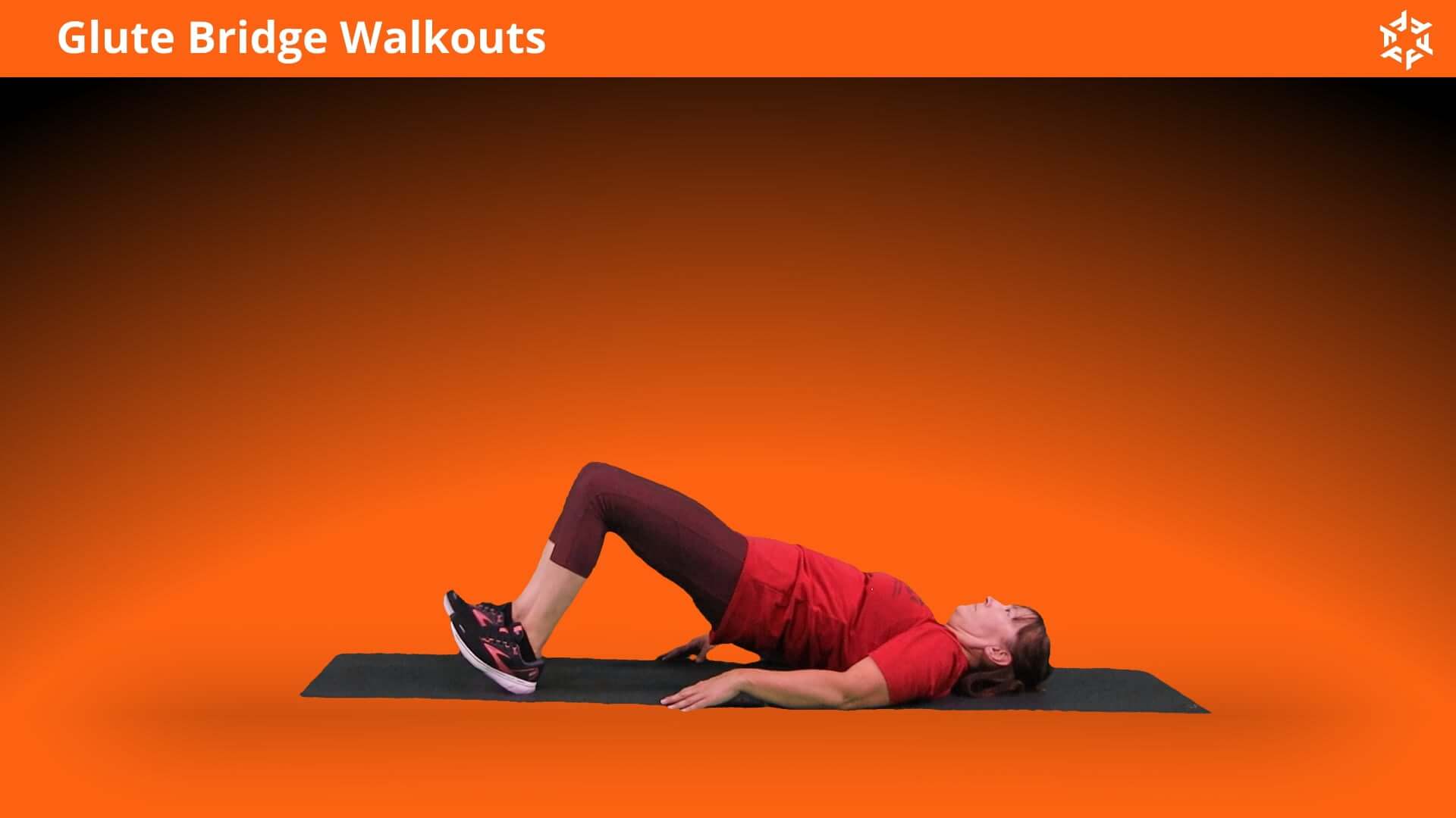How do you perform Glute Bridge Walkouts? - Functional Home Training