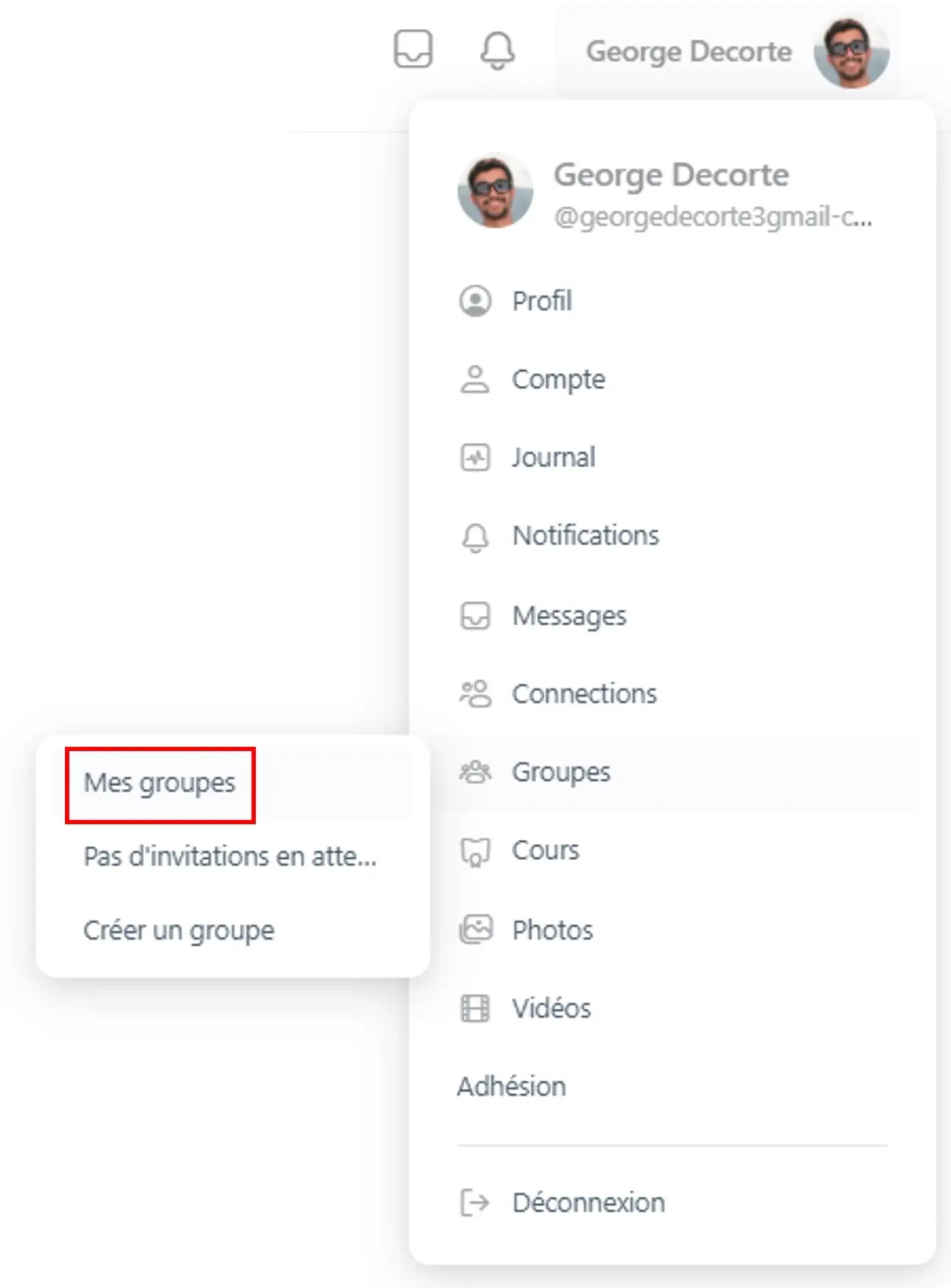 Mijn groepen George FR
