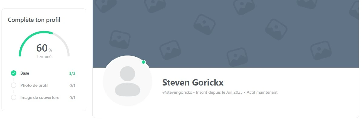 Profiel Steven niet compleet FR