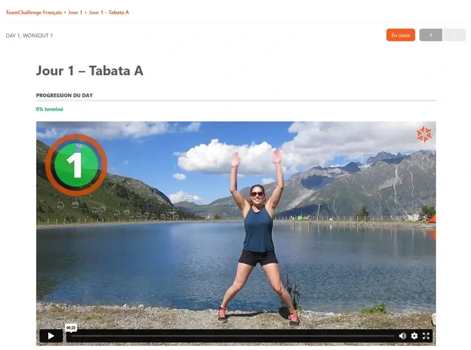 Video Dag 1 - Tabata A FR
